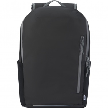 Logotrade presentreklam bild: Aqua 15-tums vattentålig laptopväska av återvunna GRS-material, 21 l