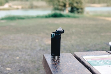 Logotrade profilprodukter bild: Swiss Peak Elite mugg med kopparisolering