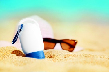 Logotrade profilprodukter bild: 30 ml solkräm lotion