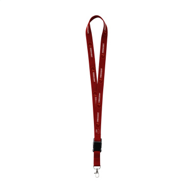 Logotrade profilreklam bild: Lanyard Sublimation Buckle RPET 2 cm nyckelsnöre