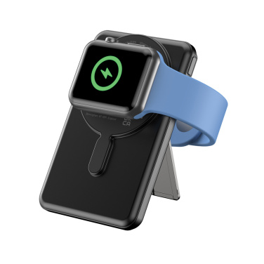 Logotrade profilprodukter bild: Urban Vitamin Redwood 5in1 5000mah 20WPD magnetisk powerbank